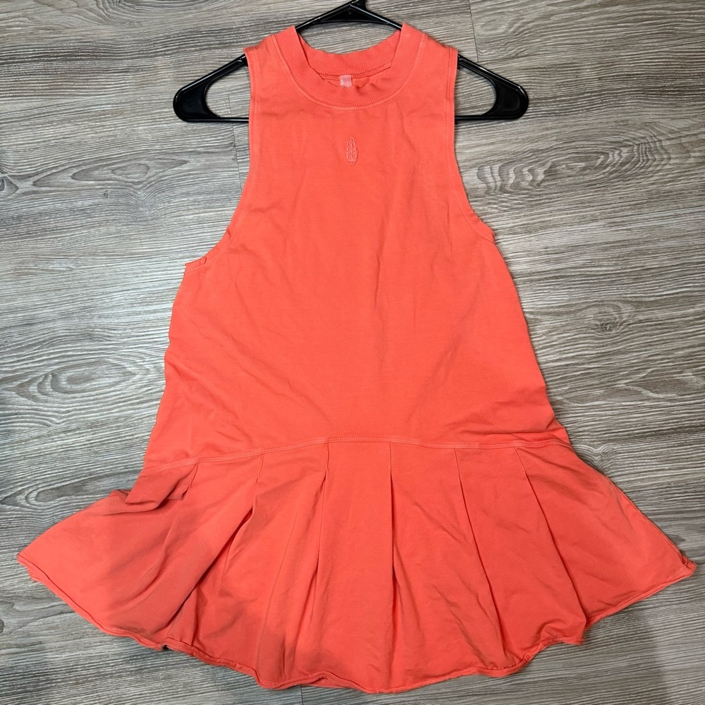 Free People Coral Drop Waist Dress XS NWT